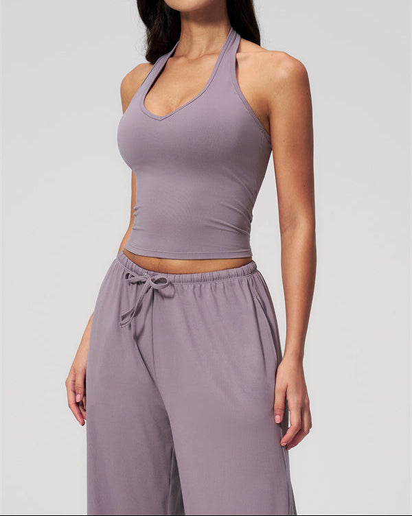 The Sprint Halter Tank Top