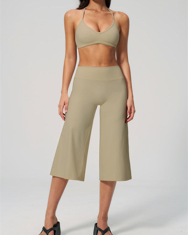 The Nexus Sports Bra Wide-Leg Crop 2-Piece Set