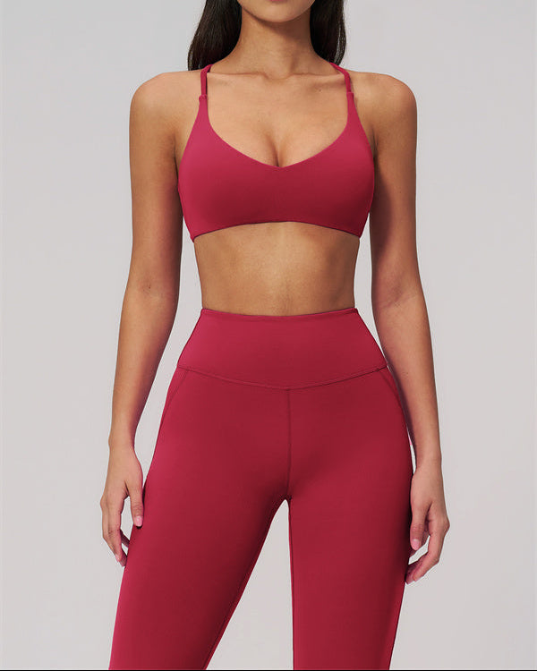 The Bold Cross Back Sports Bra