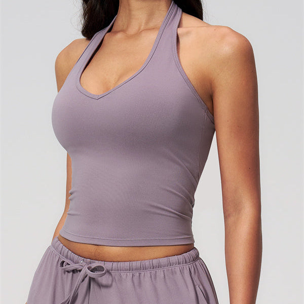 The Sprint Halter Tank Top