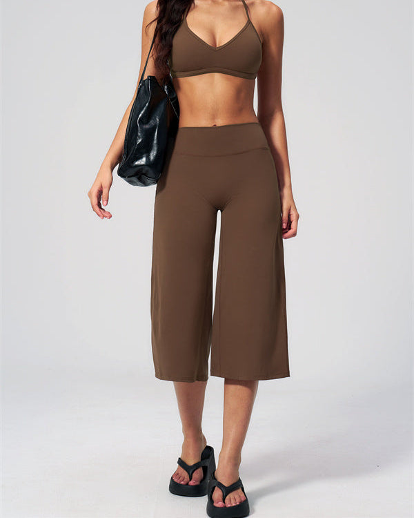 The Nexus Sports Bra Wide-Leg Crop 2-Piece Set