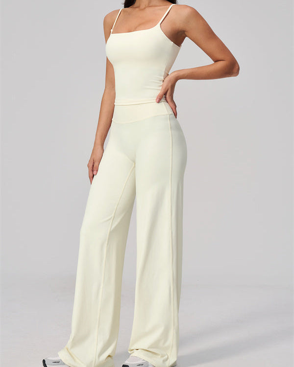 The FlexCore Crop Tank Flared Leggings 2-Piece Set