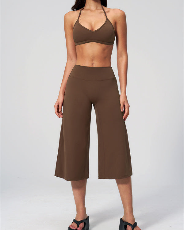 The Nexus Sports Bra Wide-Leg Crop 2-Piece Set
