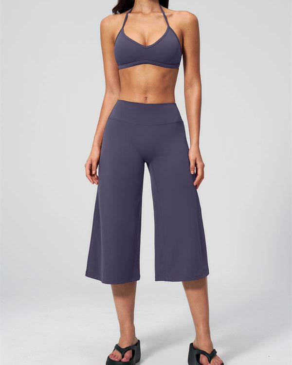 The Nexus Sports Bra Wide-Leg Crop 2-Piece Set