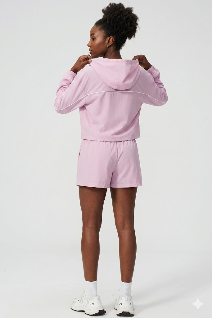 Running Jacket Shorts Set