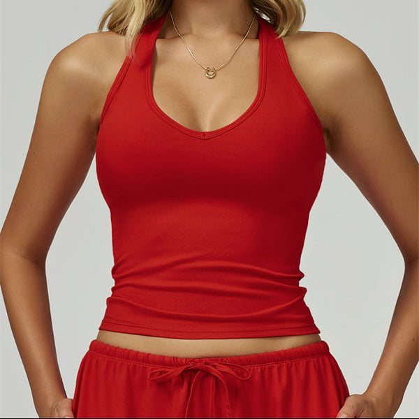 The Sprint Halter Tank Top