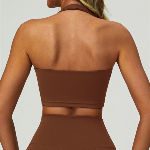 The Seraphine Halter Crop Top