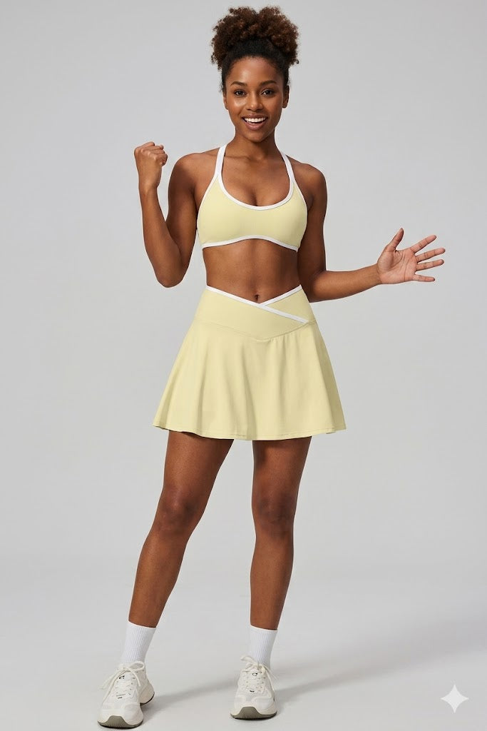 Strapless Skort Set