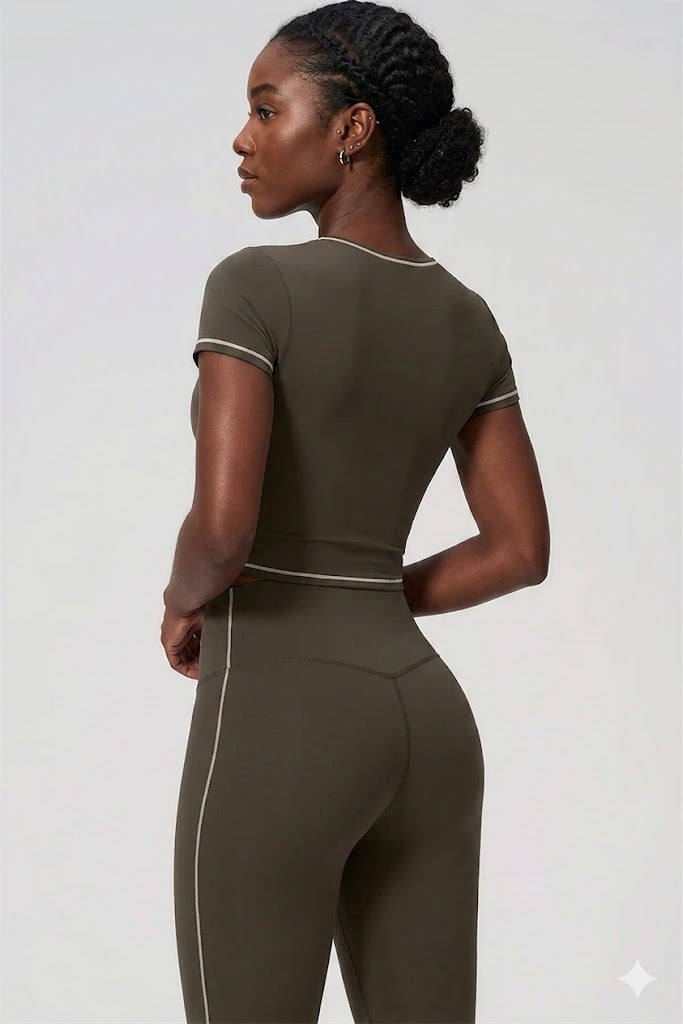 Crisscross Leggings Set