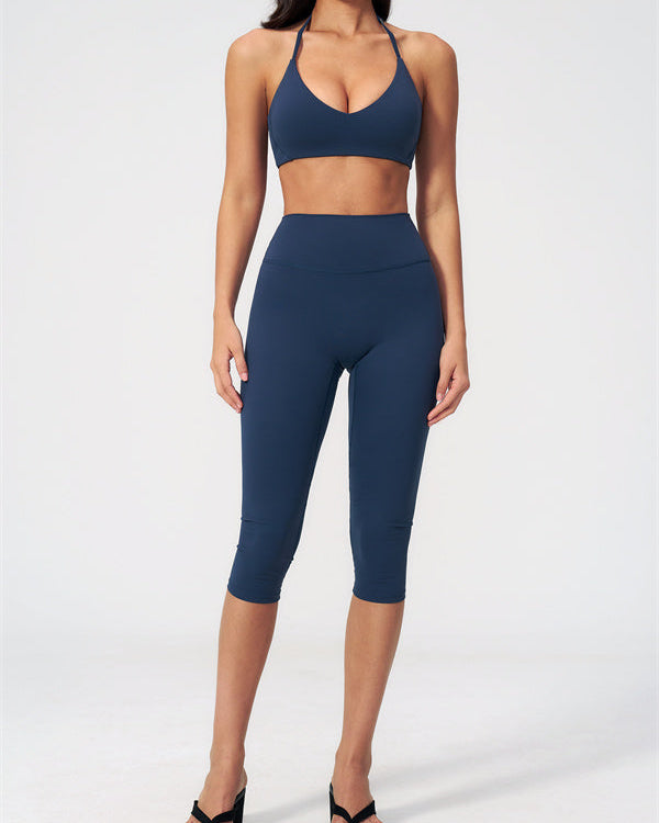 The Twirl Sports Bra Capri Leggings 2-Piece Set