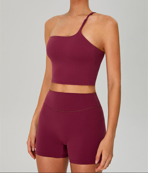 The Jewel One-Shoulder Crop Top