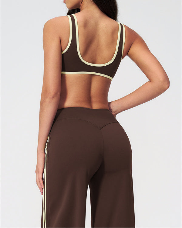 The Evoke Sports Bra Straight Leg Pants 2-Piece Set