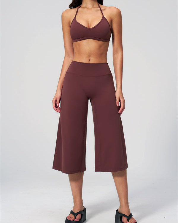 The Nexus Sports Bra Wide-Leg Crop 2-Piece Set