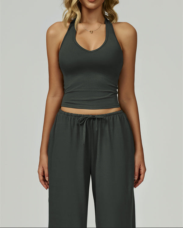 The Sprint Halter Tank Top