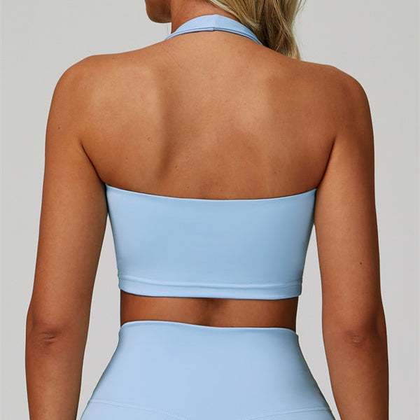 The Seraphine Halter Crop Top
