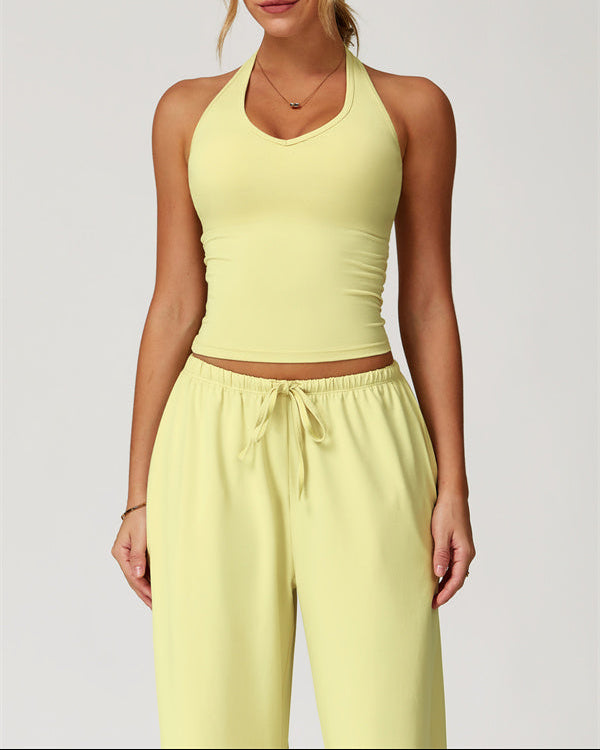 The Sprint Halter Tank Top