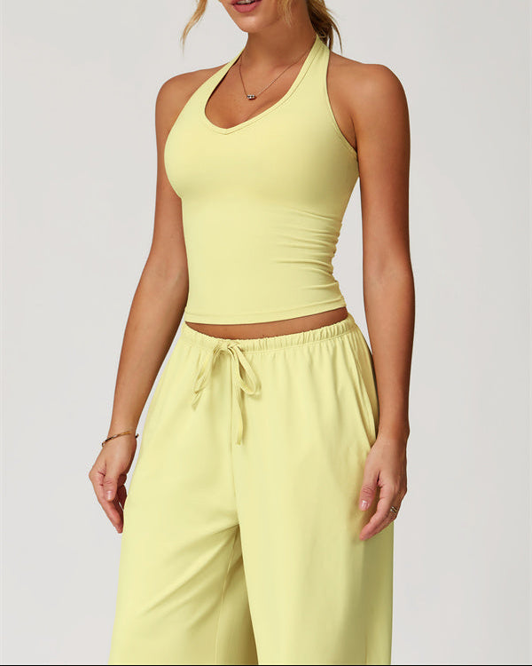 The Sprint Halter Tank Top