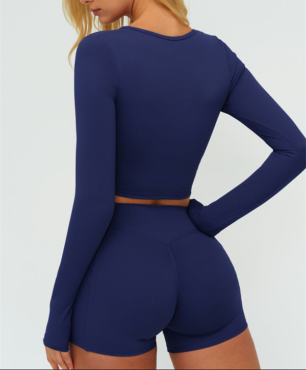 The Lushness Long Sleeve Crop top