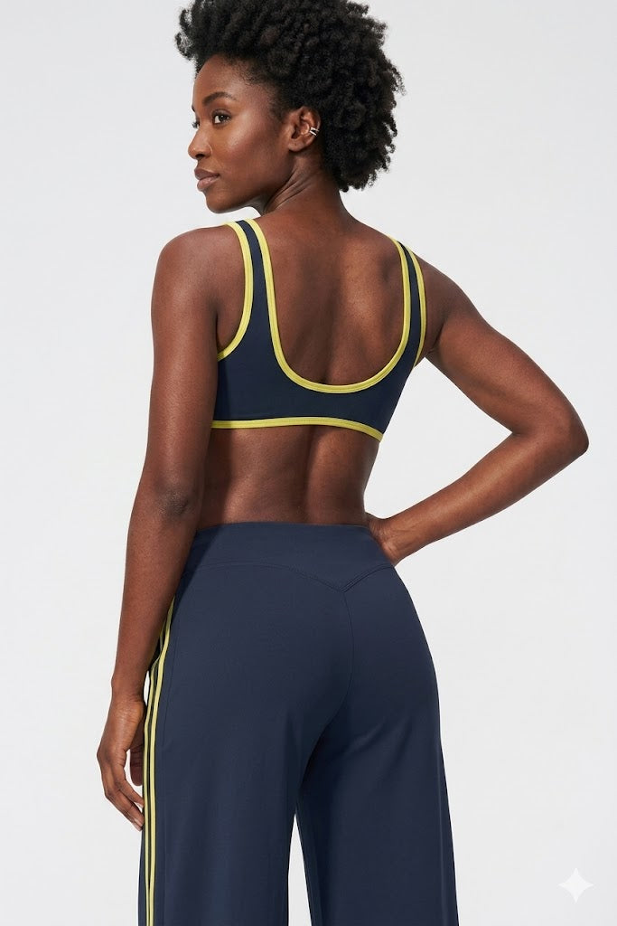 Sports Bra & Flare Pants Set
