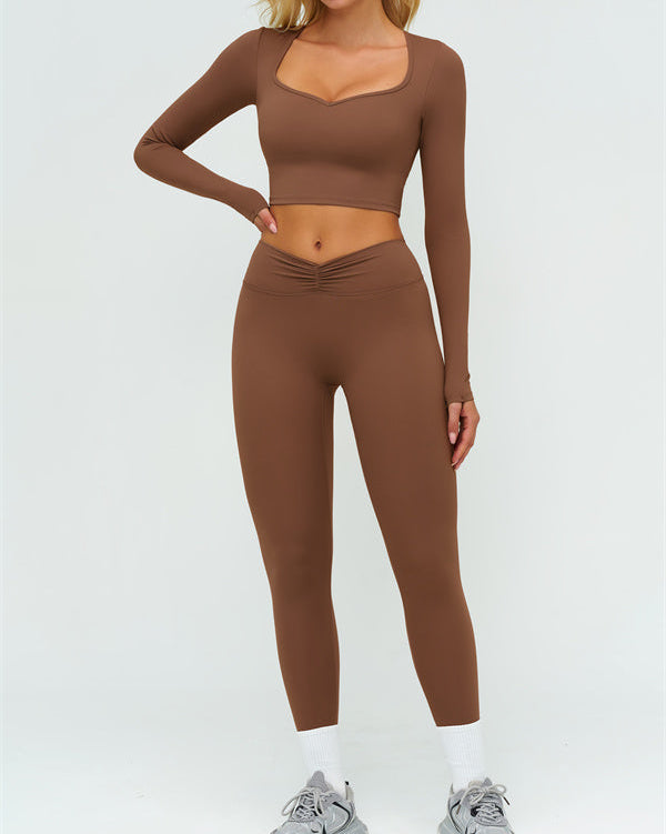 The Lushness Long Sleeve Crop top