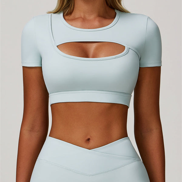 The Lavish Cut-out Crop Top
