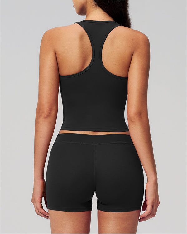 The Revive Crop Top Shorts 2-Piece Set