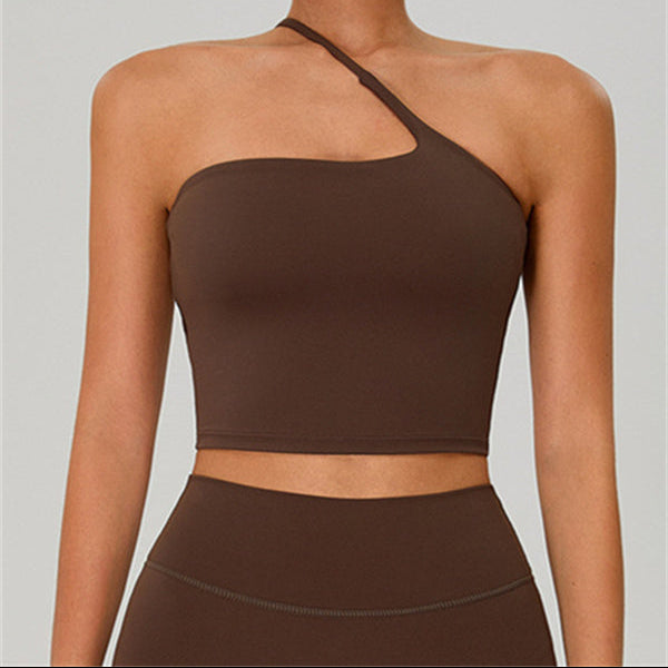 The Jewel One-Shoulder Crop Top