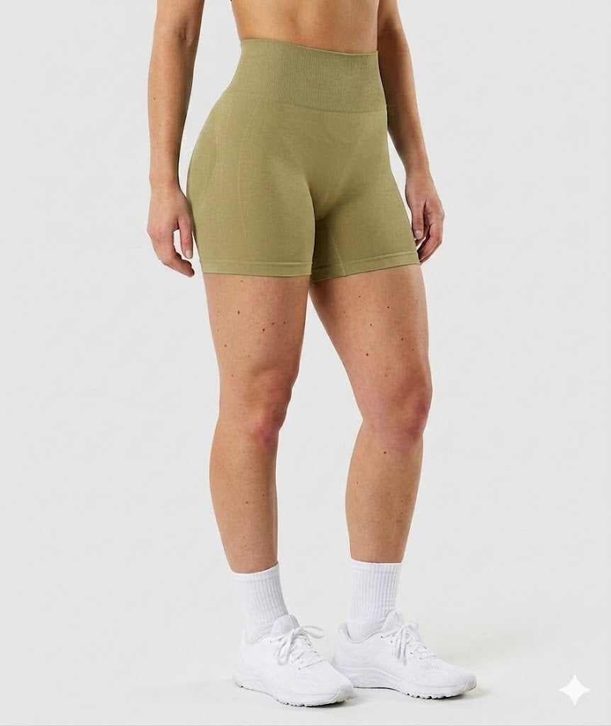 High Waist Scrunch Gym Shorts