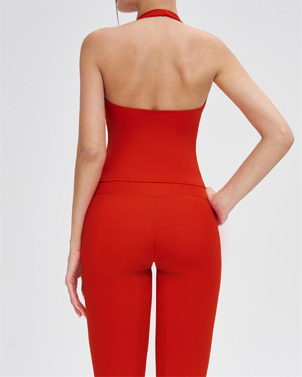 The Stride Crop Top Isabella Leggings 2-Piece Set