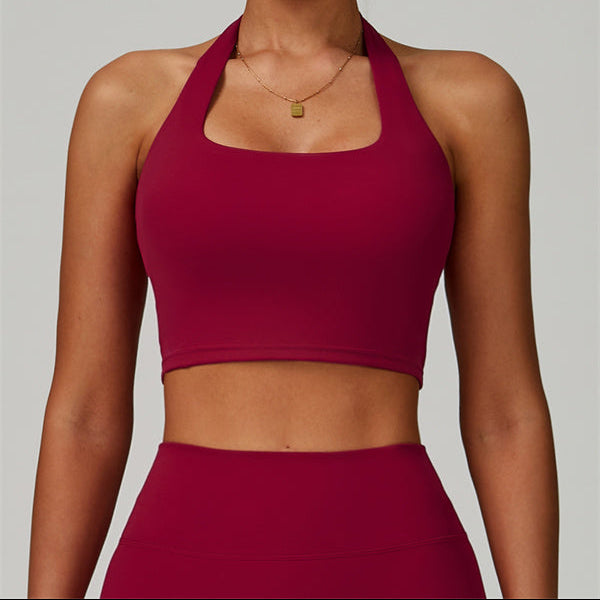 The Seraphine Halter Crop Top