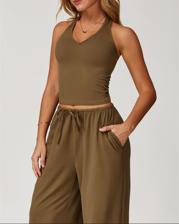 The Sprint Halter Tank Top