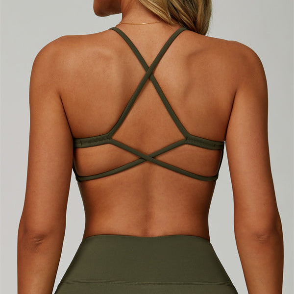 The Bold Cross Back Sports Bra