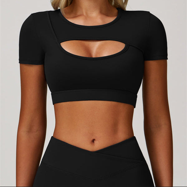 The Lavish Cut-out Crop Top