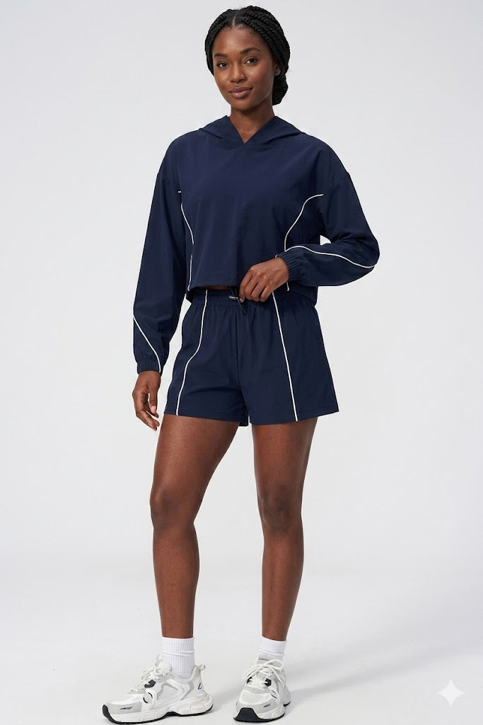 Running Jacket Shorts Set