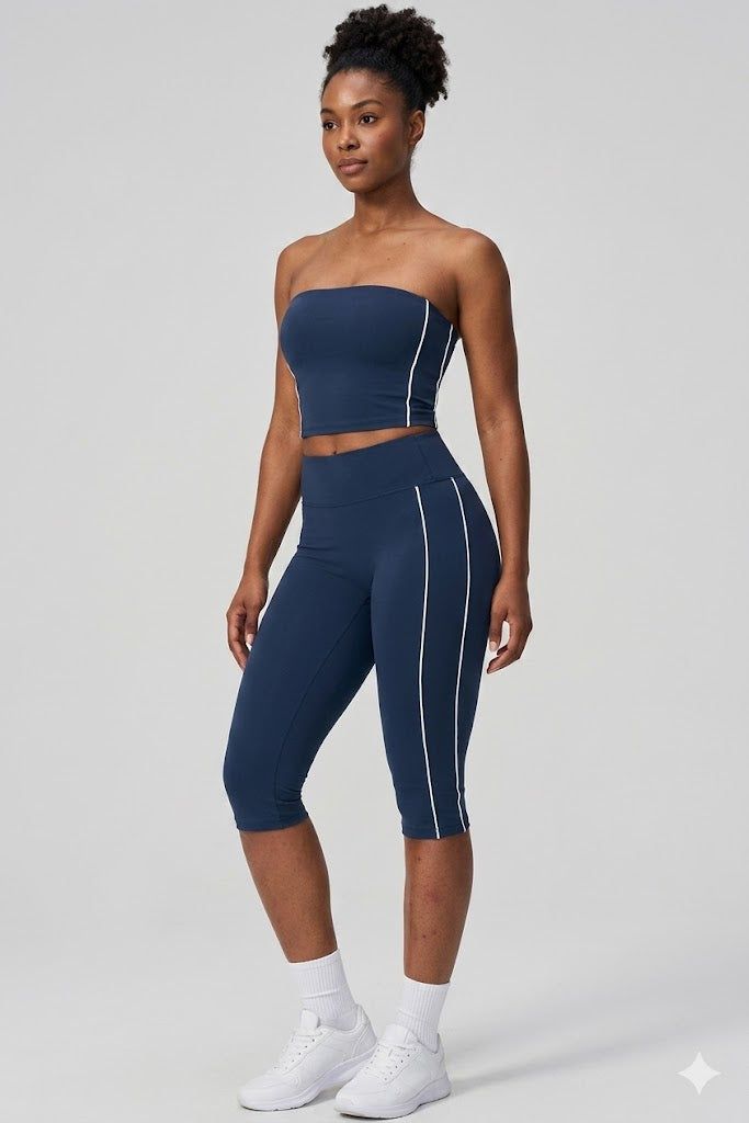 Strapless Capri Set