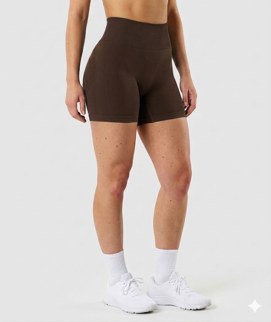 High Waist Scrunch Gym Shorts