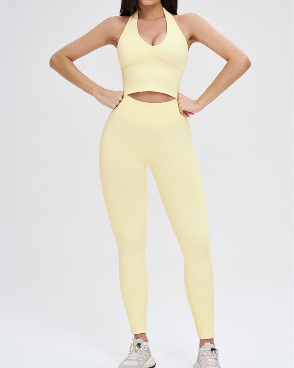 Cinelle Seamless Halter Crop TopCrop Tops & TeesVOLTRA FIT