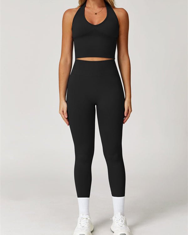 Cinelle Seamless Halter Crop TopCrop Tops & TeesVOLTRA FIT