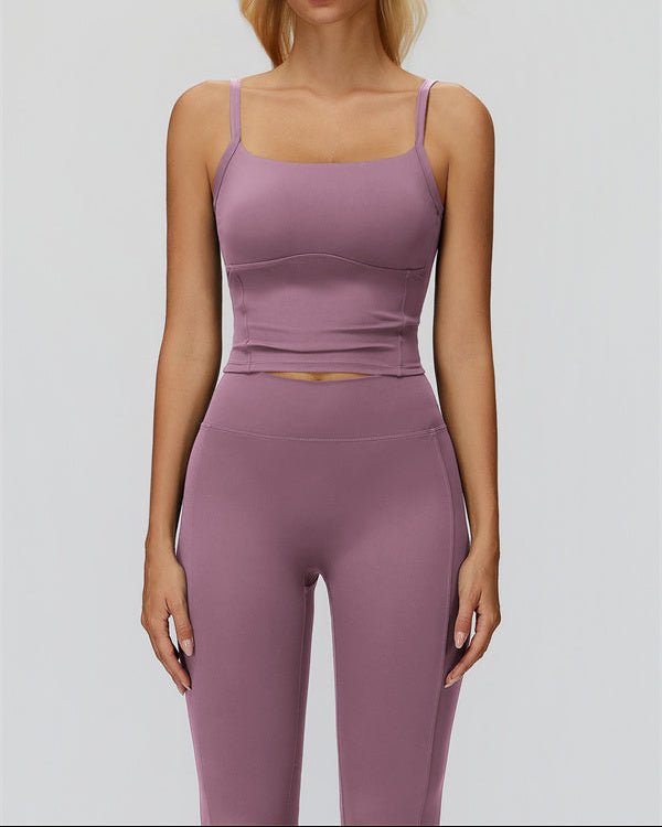 Crop Tank & Flare Leggings SetVOLTRA FIT