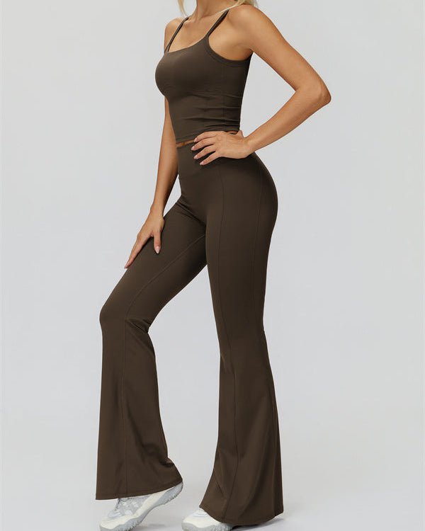 Crop Tank & Flare Leggings SetVOLTRA FIT
