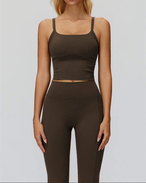 Crop Tank & Flare Leggings SetVOLTRA FIT