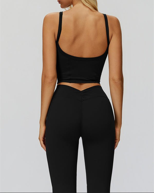 Crop Tank & Flare Leggings SetVOLTRA FIT