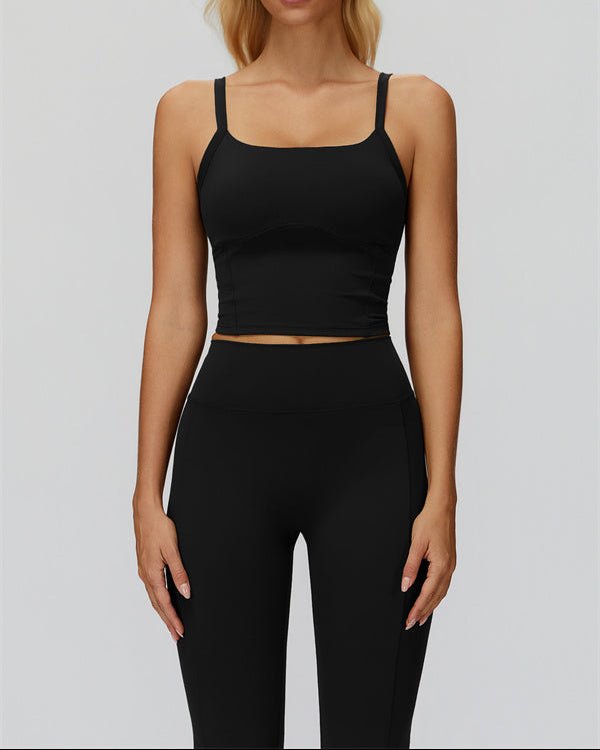 Crop Tank & Flare Leggings SetVOLTRA FIT