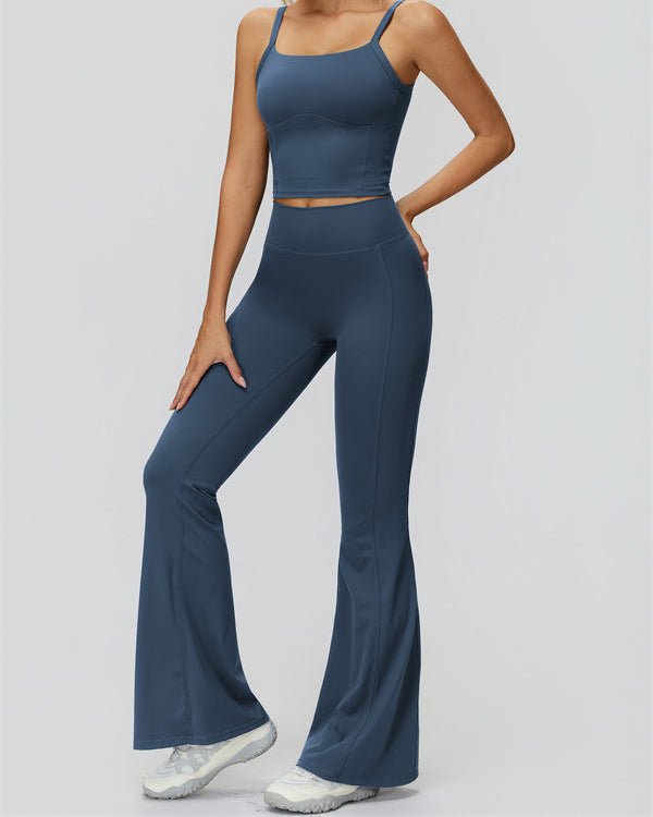 Crop Tank & Flare Leggings SetVOLTRA FIT