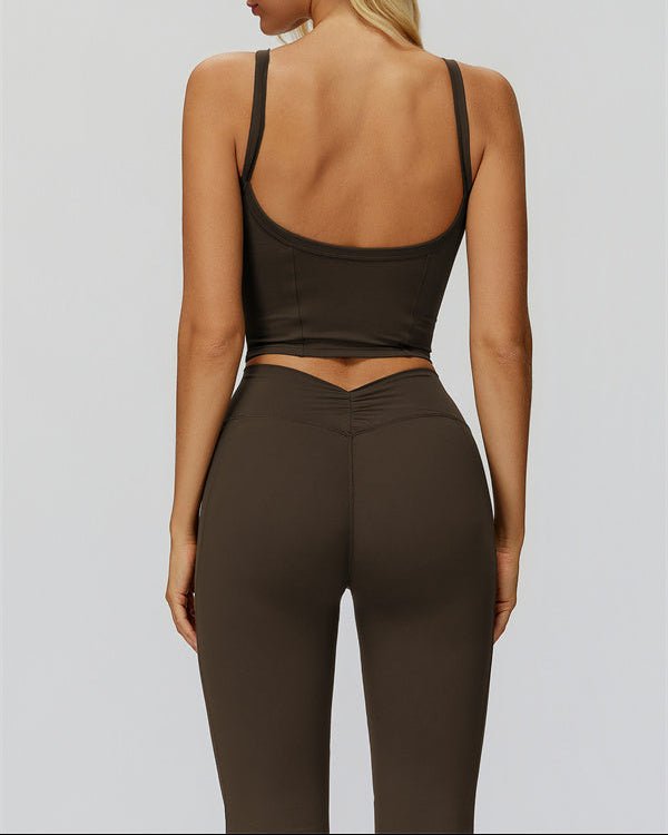 Crop Tank & Flare Leggings SetVOLTRA FIT