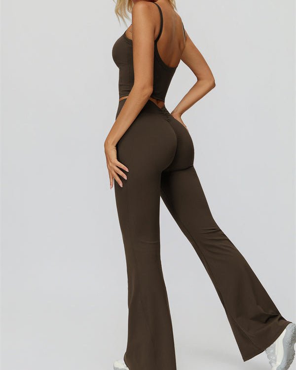 Crop Tank & Flare Leggings SetVOLTRA FIT