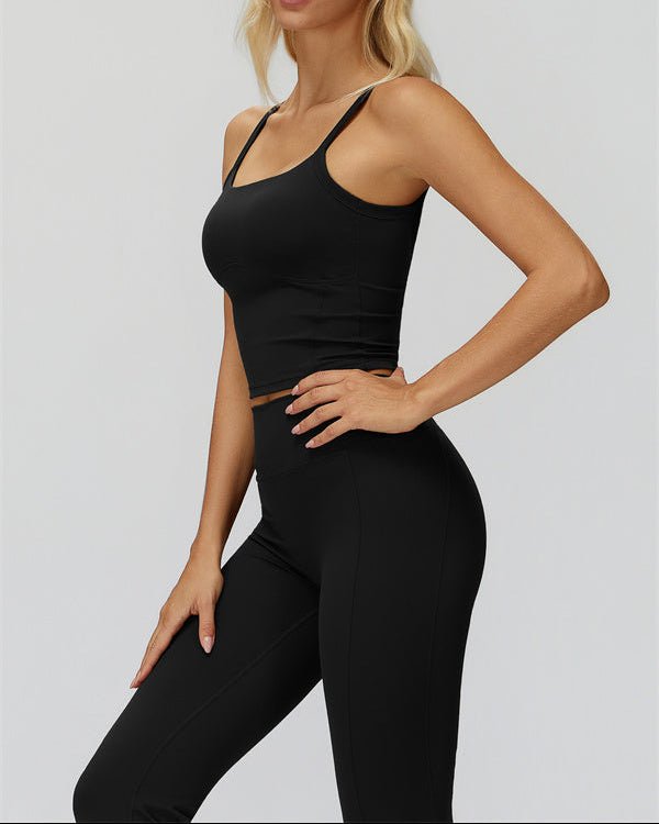 Crop Tank & Flare Leggings SetVOLTRA FIT