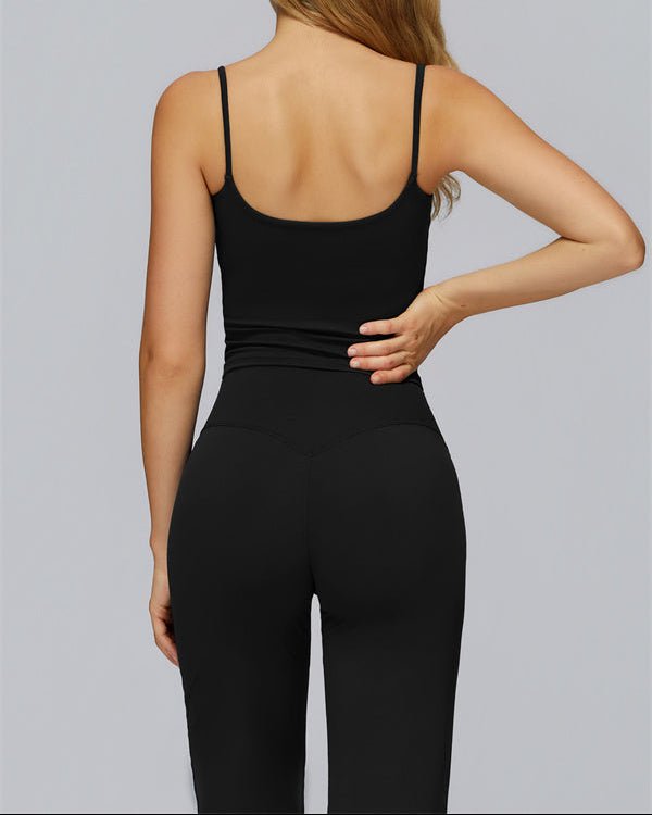 Crop Tank & Flared Leggings SetVOLTRA FIT