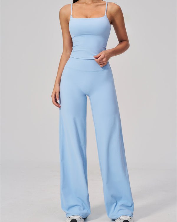 Crop Tank & Flared Leggings SetVOLTRA FIT