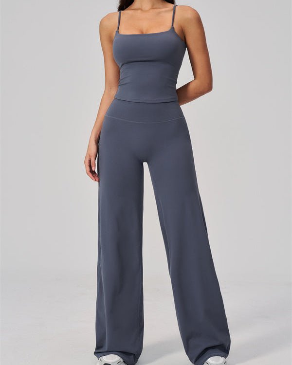 Crop Tank & Flared Leggings SetVOLTRA FIT
